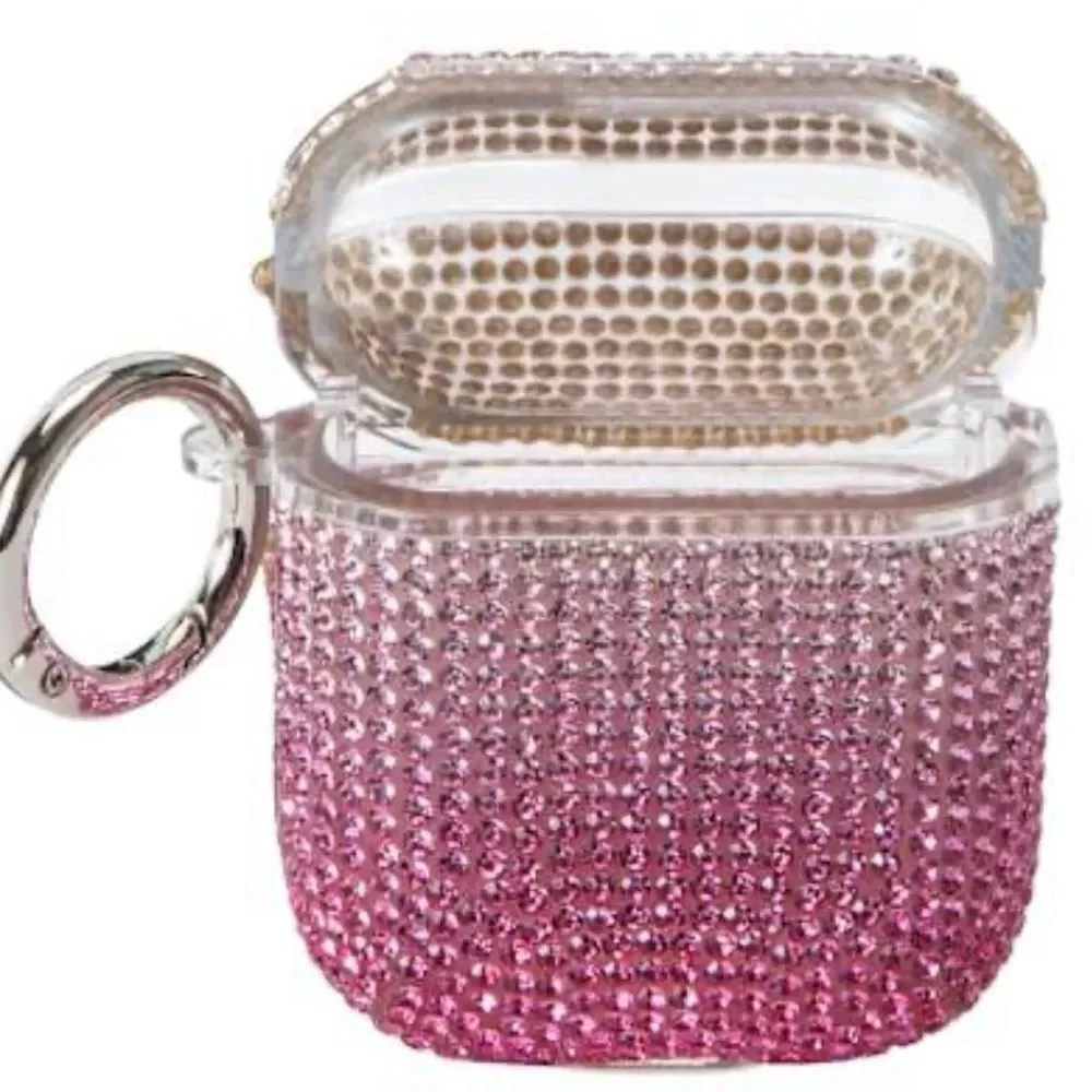 🛍️Pink Rhinestone AirPods Bling Case for AirPods Gen1/2 💥